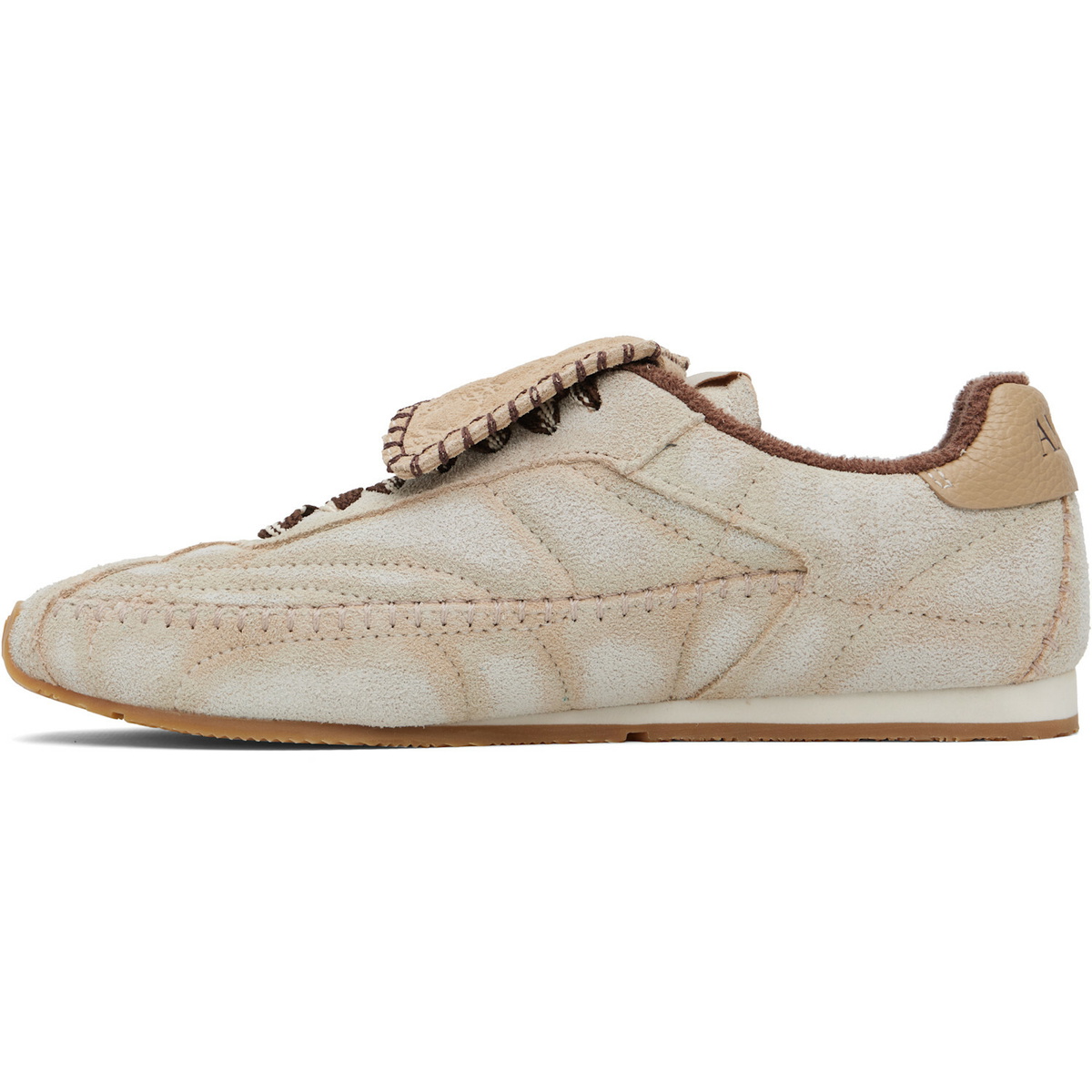 AMIRI Beige Pacific Flat Sneakers