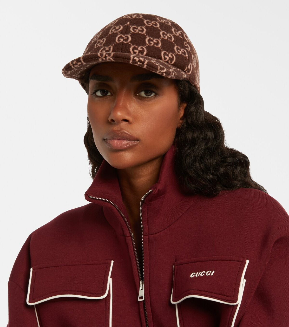 Gucci GG Canvas wool baseball cap