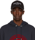 Balmain Black Logo Cap