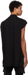 Rick Owens Drkshdw Black Mock Neck Jumbo T-Shirt