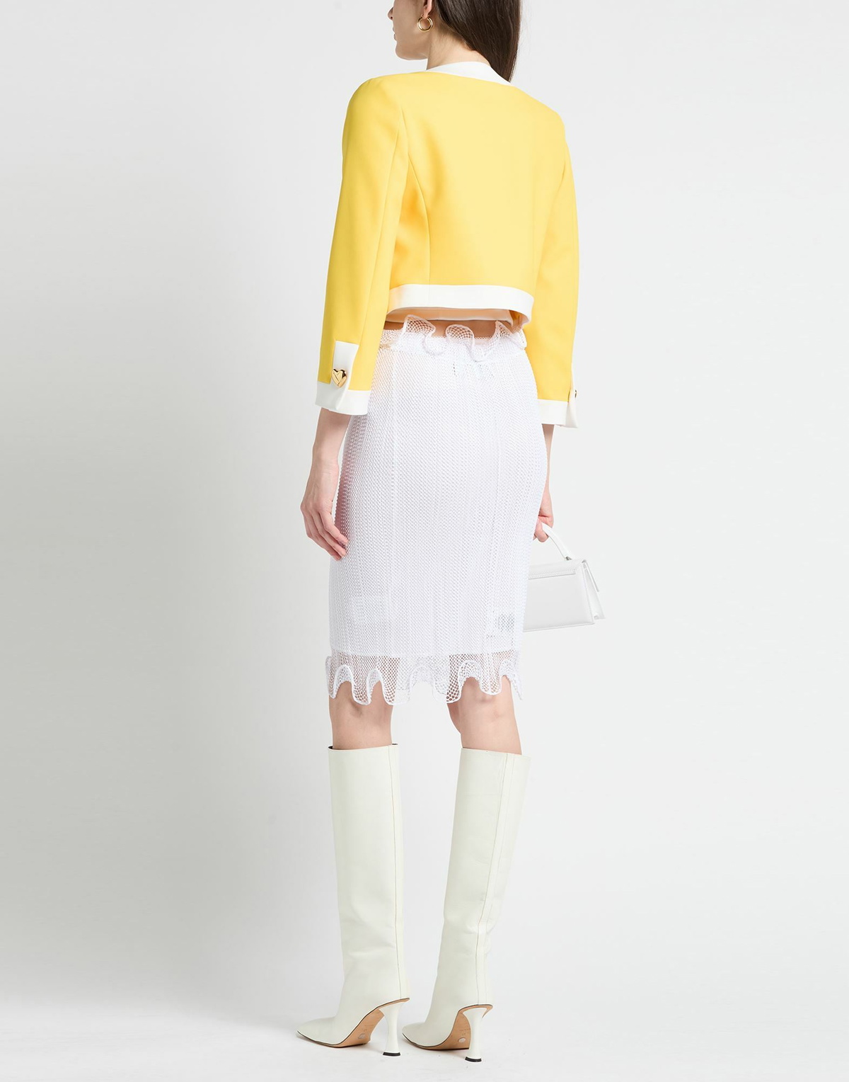 Moschino Womens Blazer in Yellow