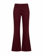 Manila Grace Womens Jeans Burgundy