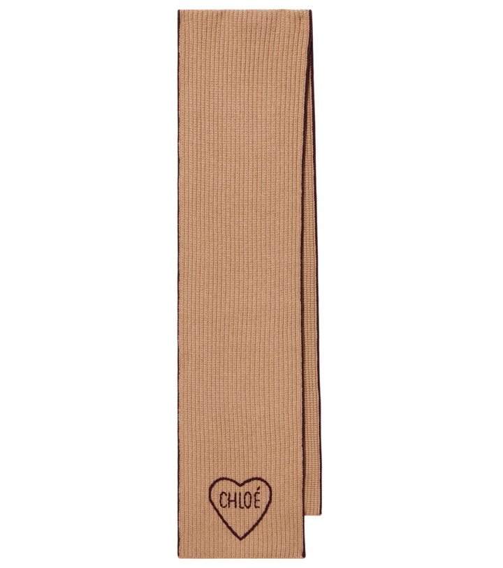 Photo: Chloé Chloé Encœur wool and cashmere scarf