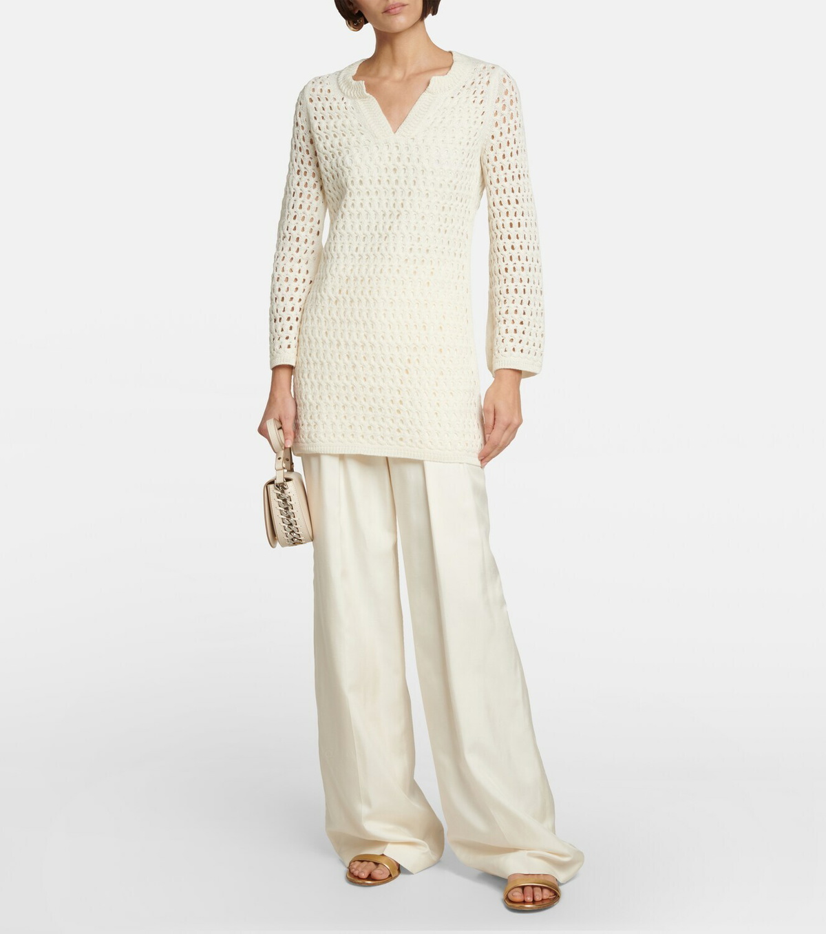 Dorothee Schumacher - Openwork pointelle minidress