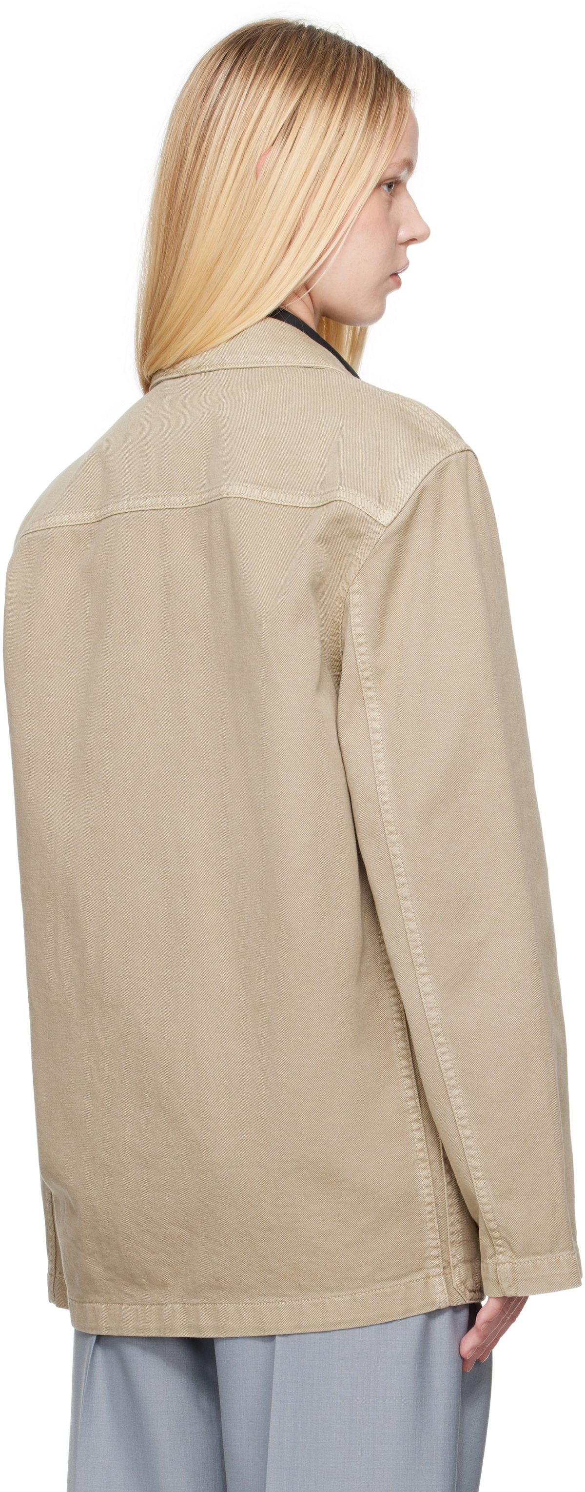 LEMAIRE Beige Workwear Blazer