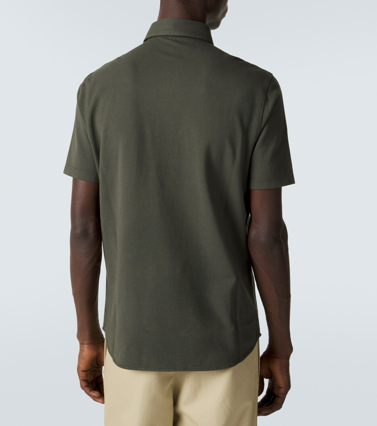 Loro Piana Brenna cotton piqué polo shirt