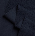 NN07 - Fringed Wool Scarf - Blue