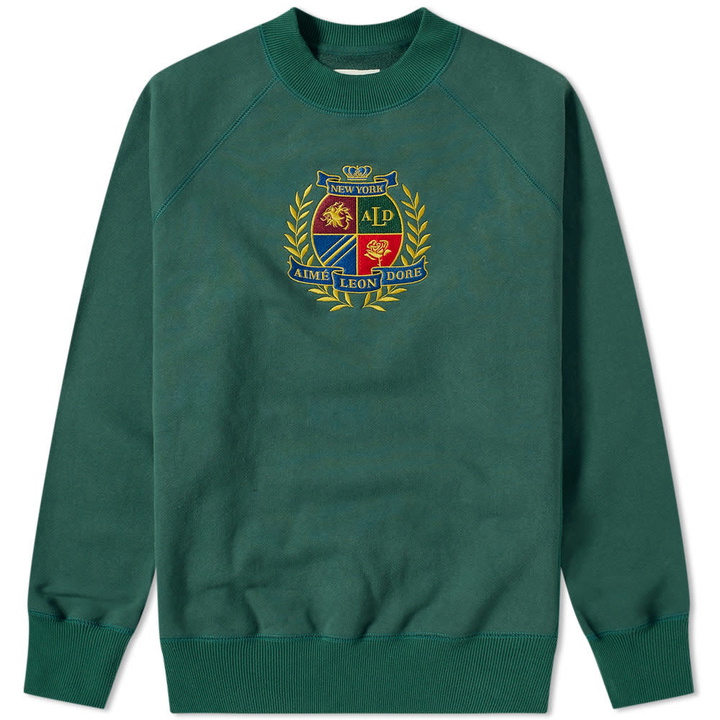 Photo: Aim&eacute; Leon Dore Crew Sweat Green