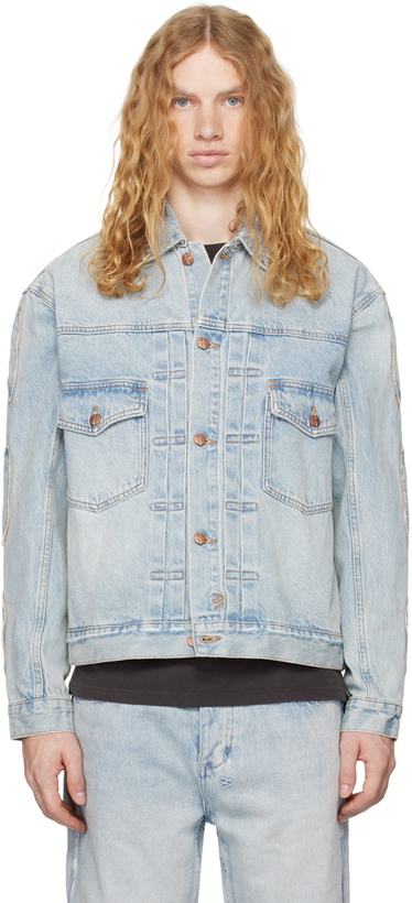 Photo: Ksubi Blue Doubledown Oh G Paragon Kraft Denim Jacket