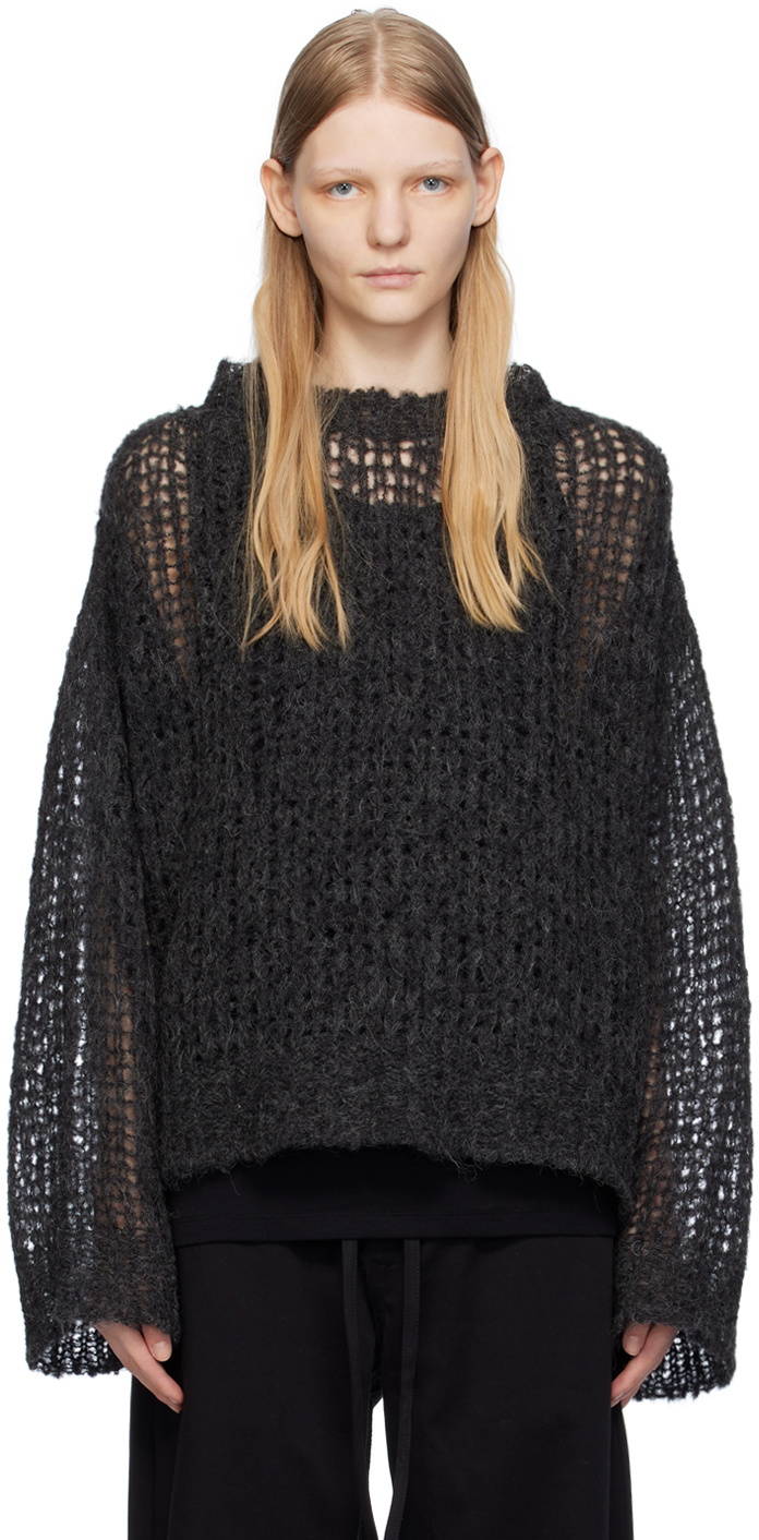 AIREI Gray Loose Thread Sweater AIREI