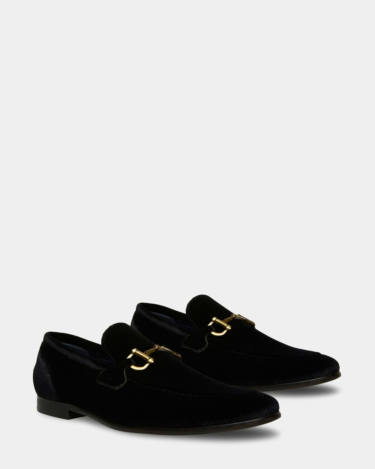 Steve Madden Delrayy Dress Shoes in Black Velvet
