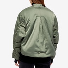Shoreditch Ski Club Women's Sofie Bomber Jacket in Steel Green