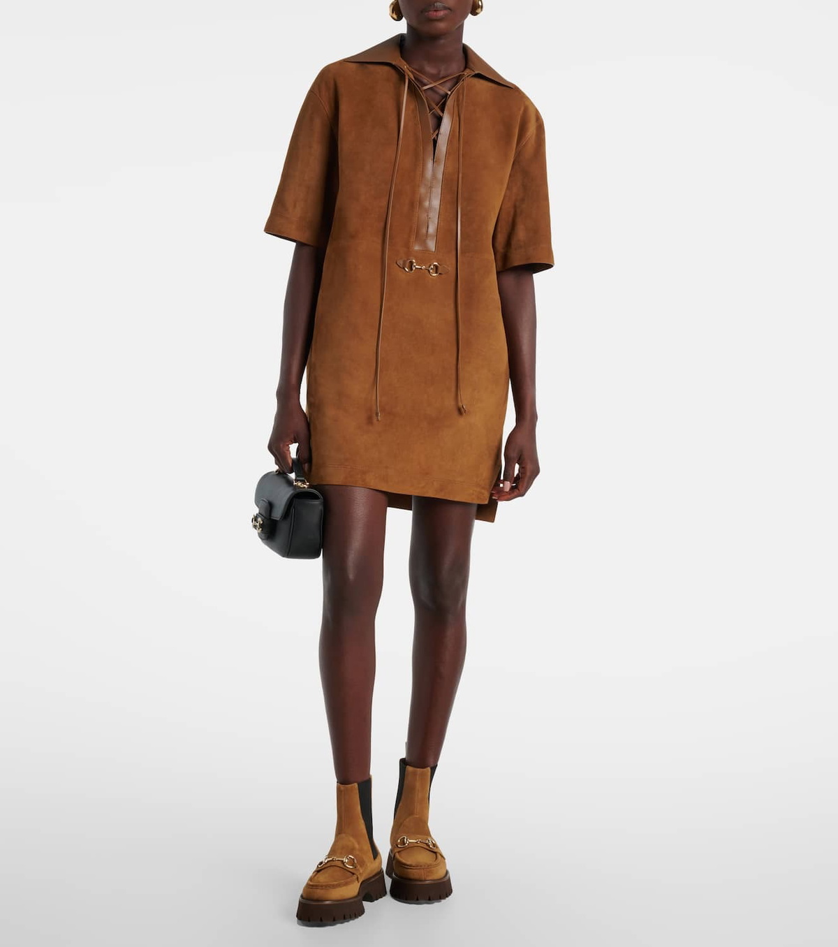 Gucci Horsebit suede Chelsea boots