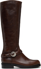Coperni Brown Belt Cavalier Tall Boots