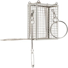 Martine Ali Silver Gunnar Topless Tote