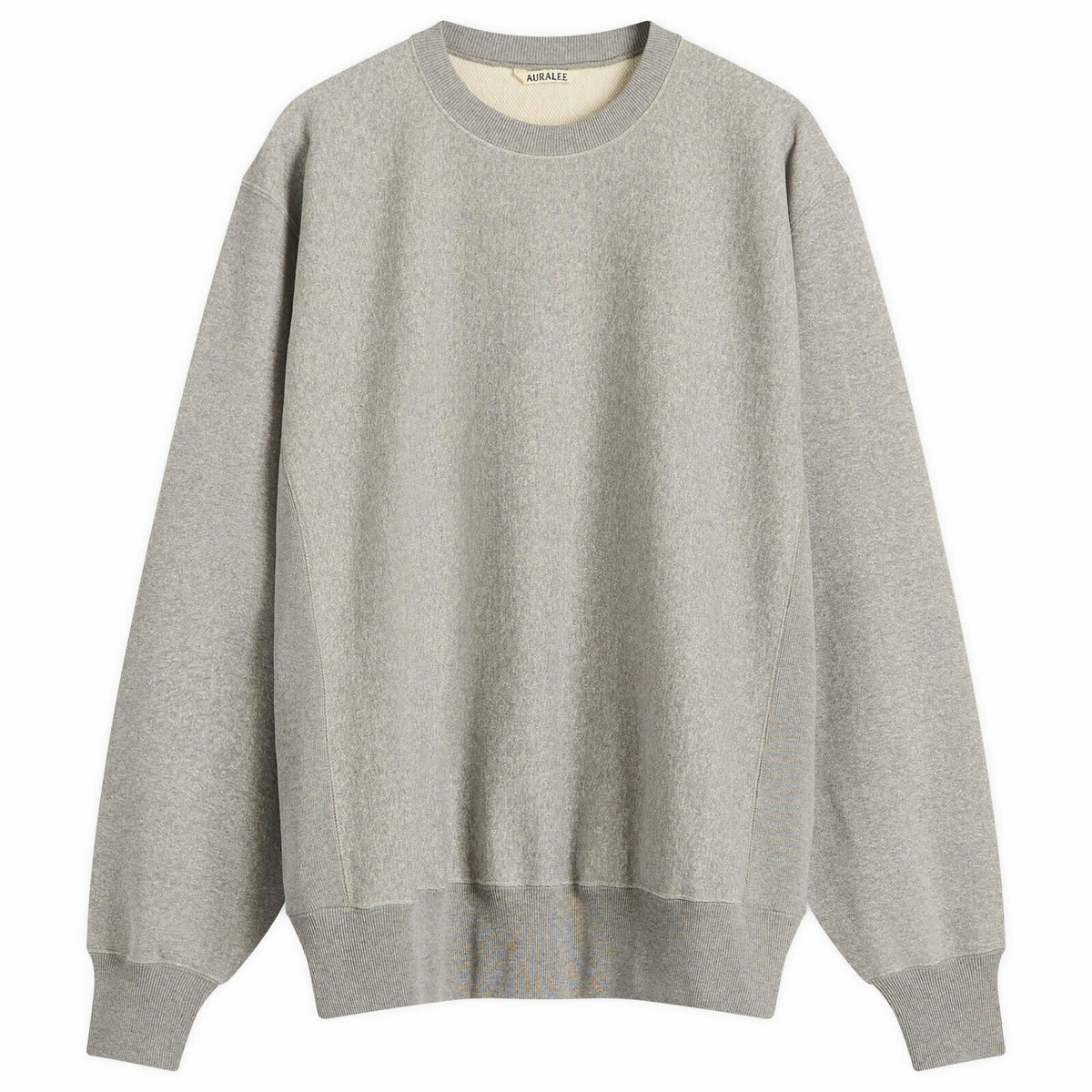AURALEE グレー トレーナー A23AP02TU AURALEE(オーラリー)】SMOOTH SOFT SWEAT P/O (A23AP02TU