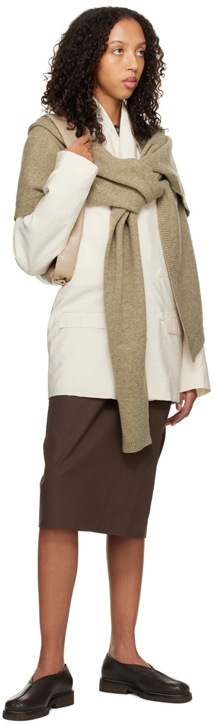 LEMAIRE Green Wrap Scarf Lemaire