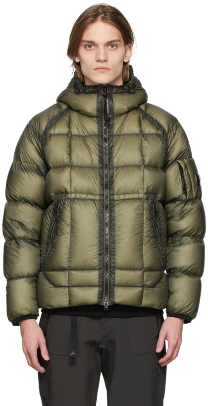 Photo: C.P. Company Green Down DD Shell Hooded Jacket