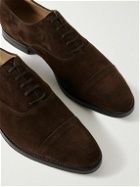John Lobb - Bristol Suede Oxford Shoes - Brown