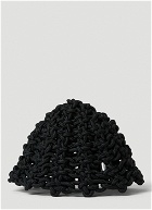 Knot Beanie Hat in Black