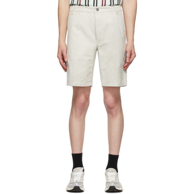 Photo: Acne Studios Beige Cotton Canvas Shorts