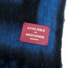 Bongusta Weekend Plaid Blanket in Raven/Dazzling Blue 
