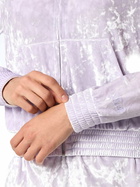 MC2 Saint Barth Woman Lilac Chenille Zipped Hoodie Jasmine