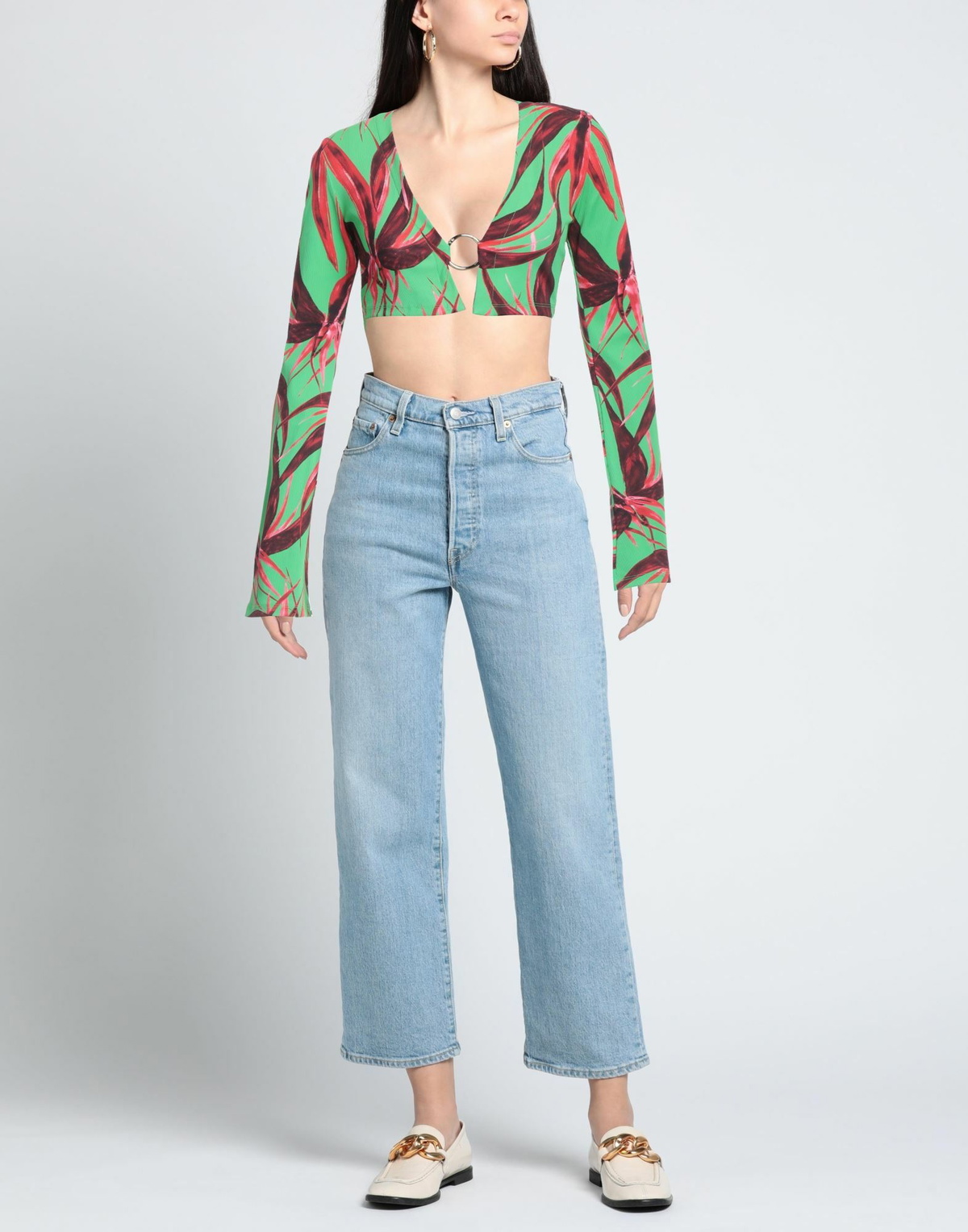 Louisa Ballou Womens Top in Green