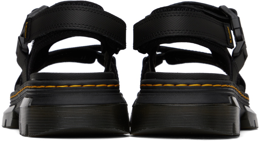 Dr. Martens Black Forster Poly Webbing Sandals Dr. Martens