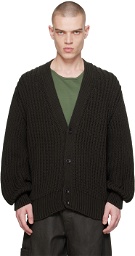 LEMAIRE Brown Chunky Cardigan