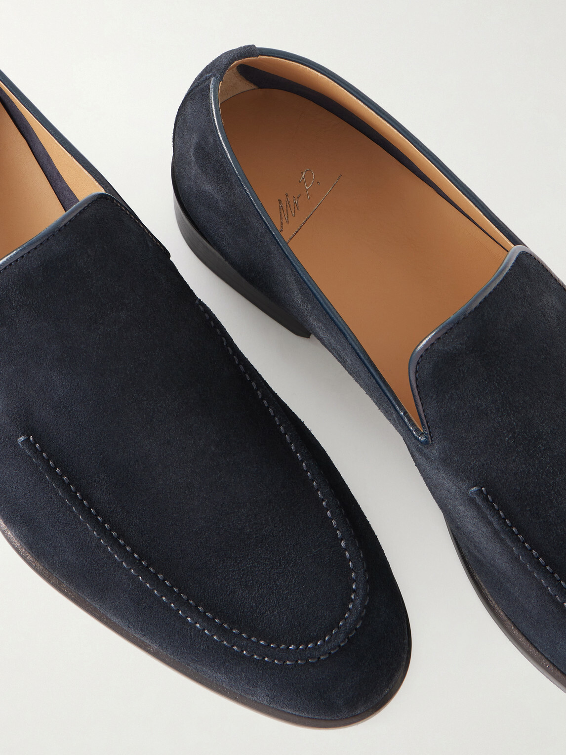 Mr P. - Venetian Suede Loafers - Blue