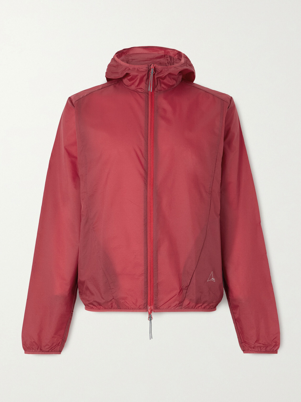 ROA - Hue Logo-Embroidered Micro Nylon-Ripstop Hooded Jacket - Red