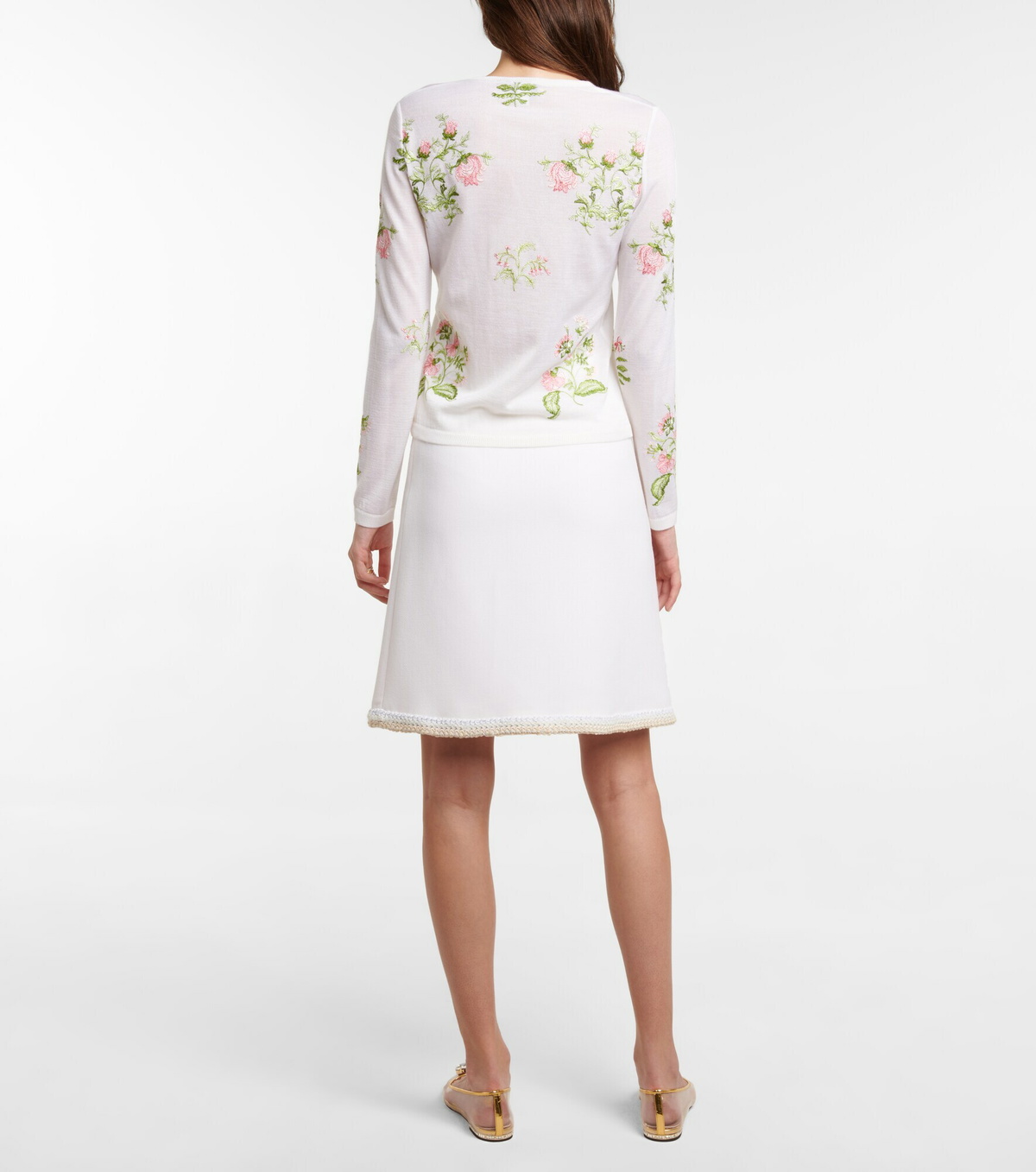 Giambattista Valli - Floral cashmere and silk cardigan