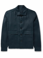 De Petrillo - Linen Jacket - Blue