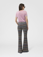 Missoni - Flared trousers in textured knit, Women, Multicoloured