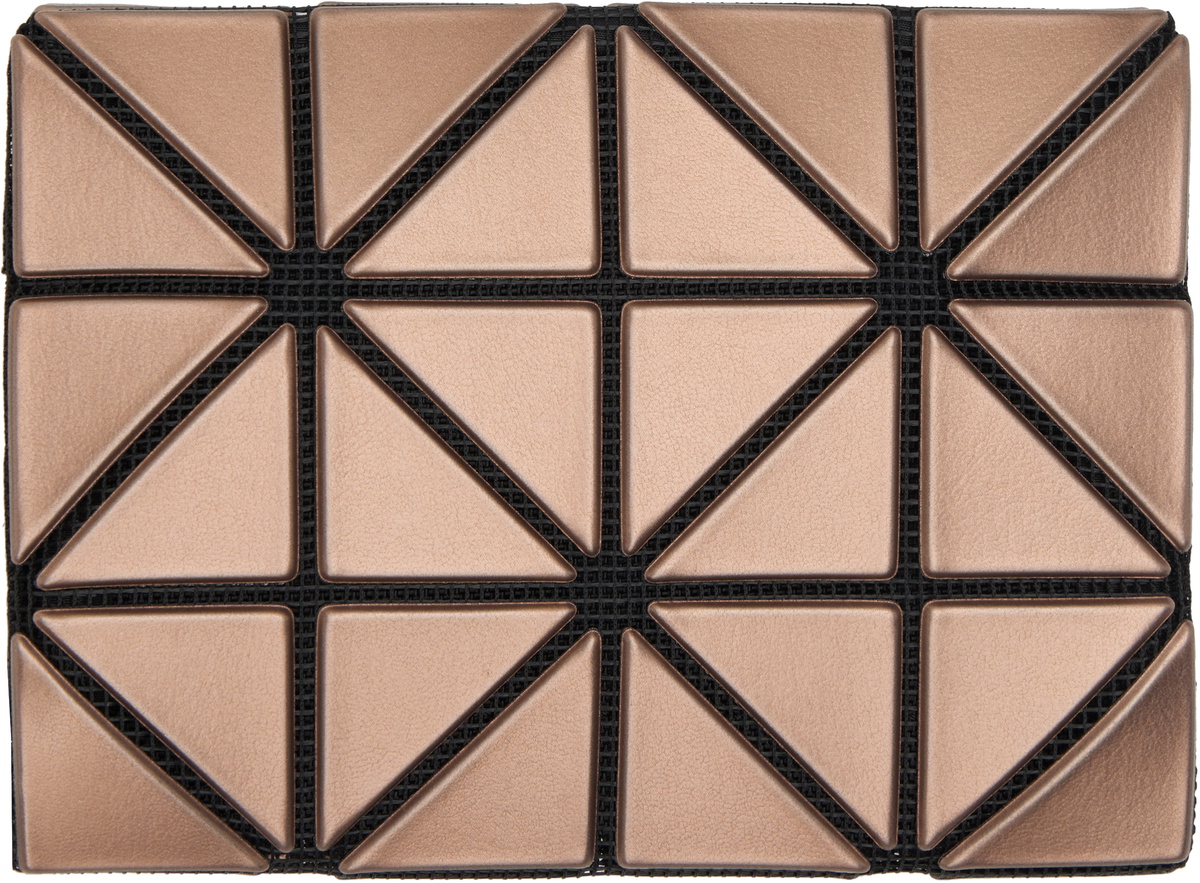 BAO BAO ISSEY MIYAKE Brown Card Wallet Bao Bao Issey Miyake