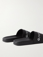 Givenchy - Logo-Embossed Rubber Slides - Black