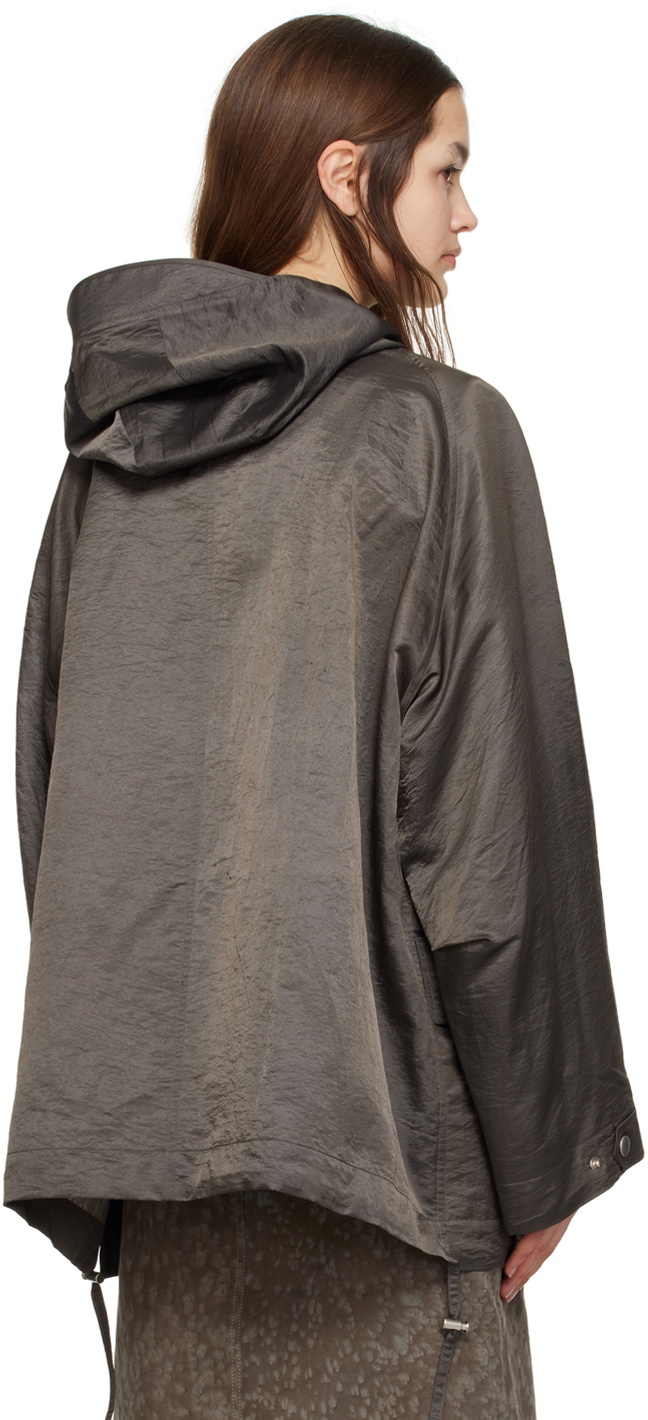 UMBER POSTPAST Taupe Hooded Jacket