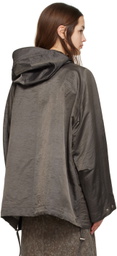 UMBER POSTPAST Taupe Hooded Jacket