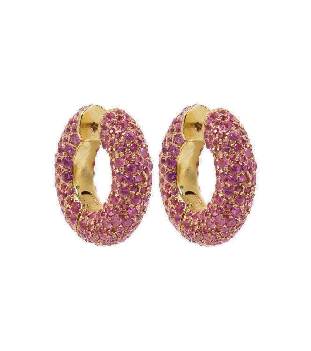 Jumbo Yana 18kt gold hoop earrings