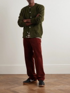 Noah - Shetland Wool Cardigan - Green