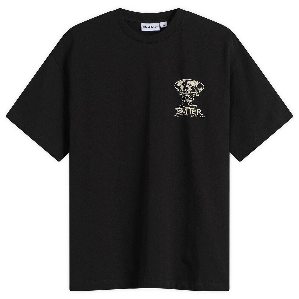 Butter Goods Men's Terrain T-Shirt in Black