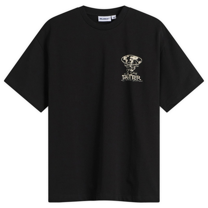Photo: Butter Goods Men's Terrain T-Shirt in Black