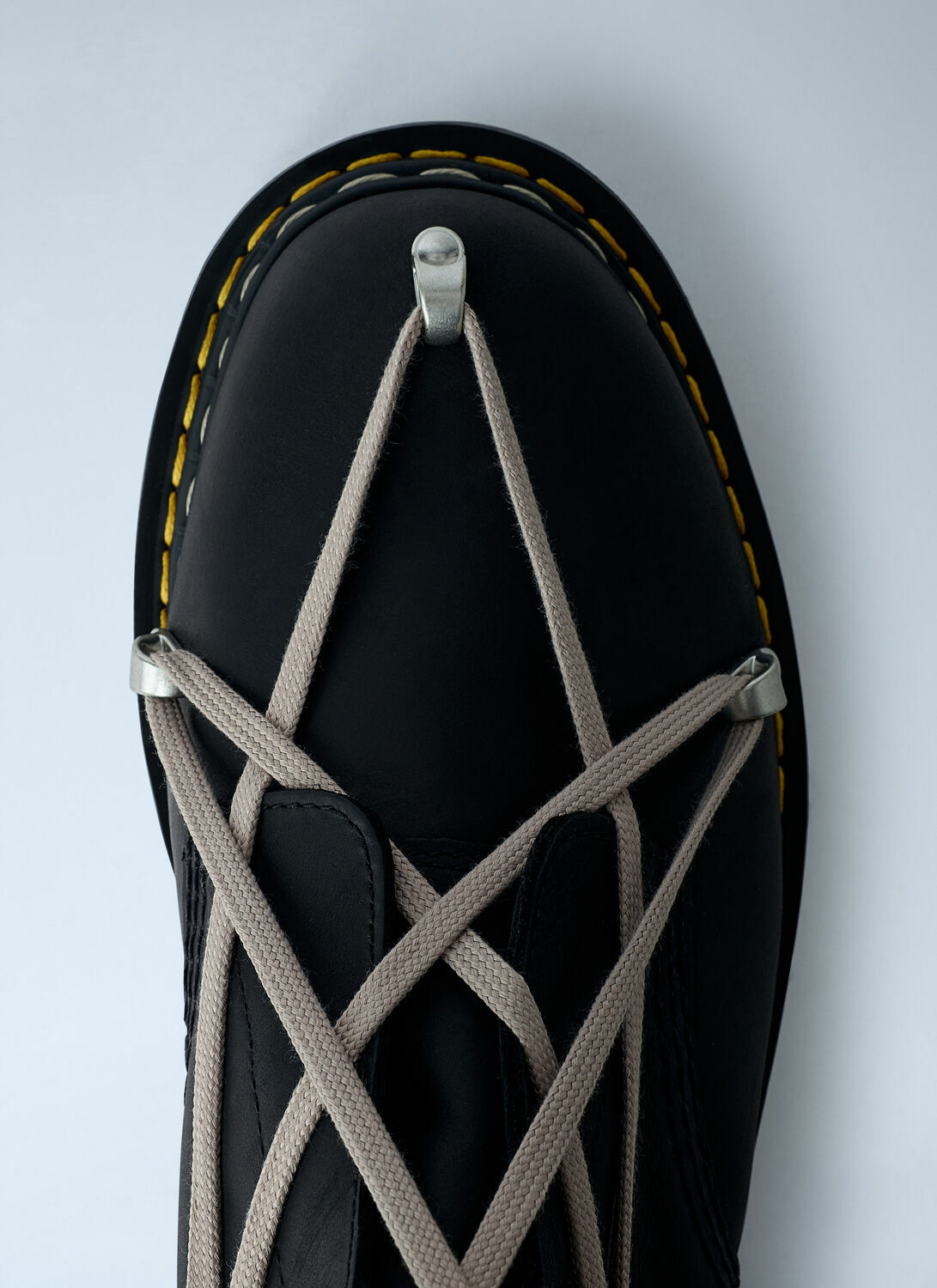 Rick Owens x Dr. Martens 1B60 Quad Sole Pentalace Boots
