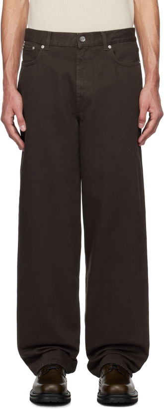 Photo: Séfr Brown Wide Cut Jeans