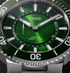 Oris - Hangang Limited Edition Automatic 43.5mm Stainless Steel Watch, Ref. No. 743 7734 4187-Set - Green
