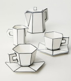 Serax Carte Blanche porcelain coffee set by Annebet Philips