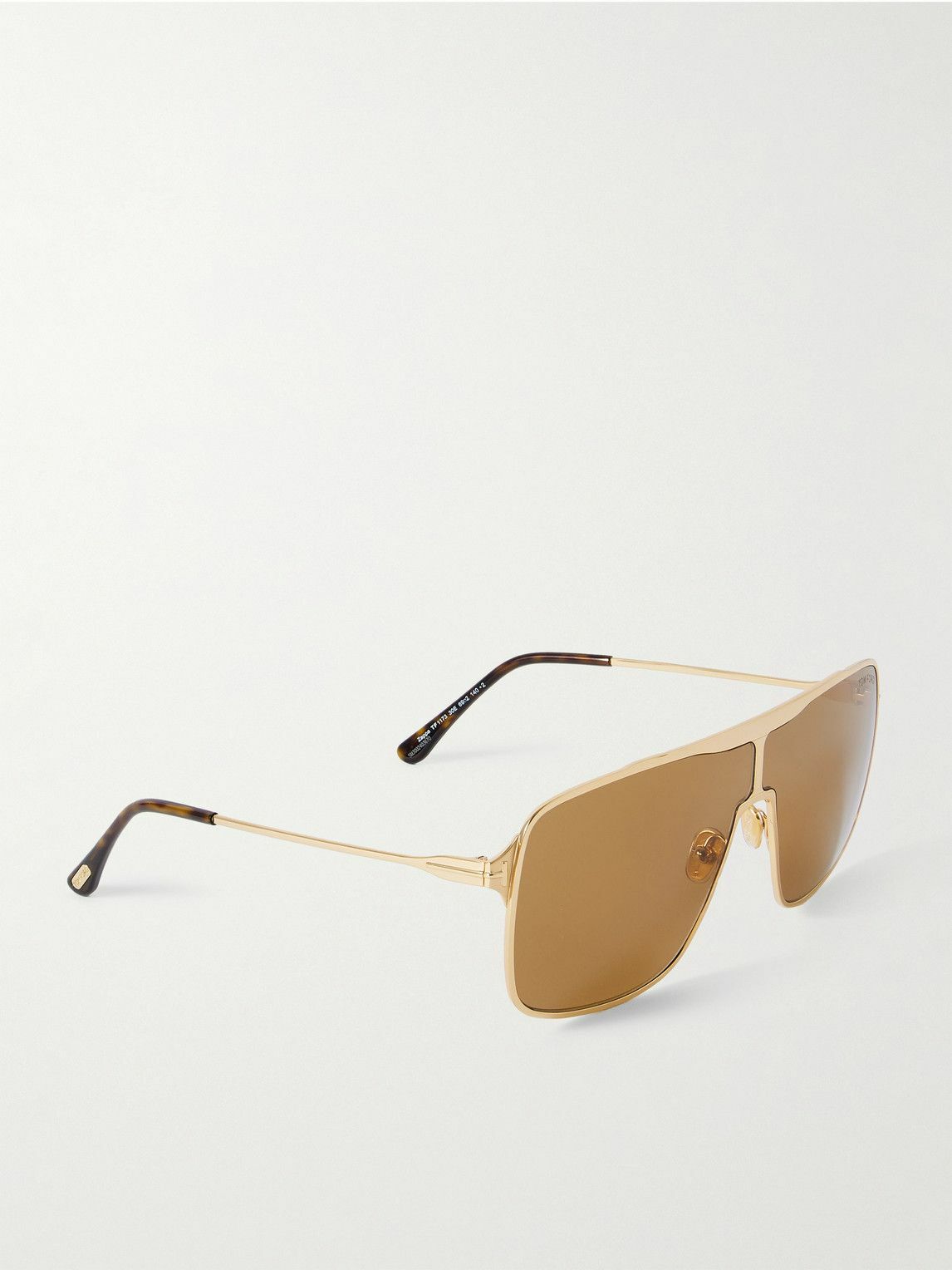 TOM FORD - Zappa D-Frame Gold-Tone Sunglasses TOM FORD
