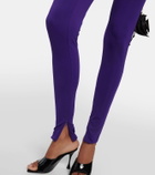 Magda Butrym Gathered halterneck jersey jumpsuit