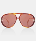 Bottega Veneta Drop aviator sunglasses